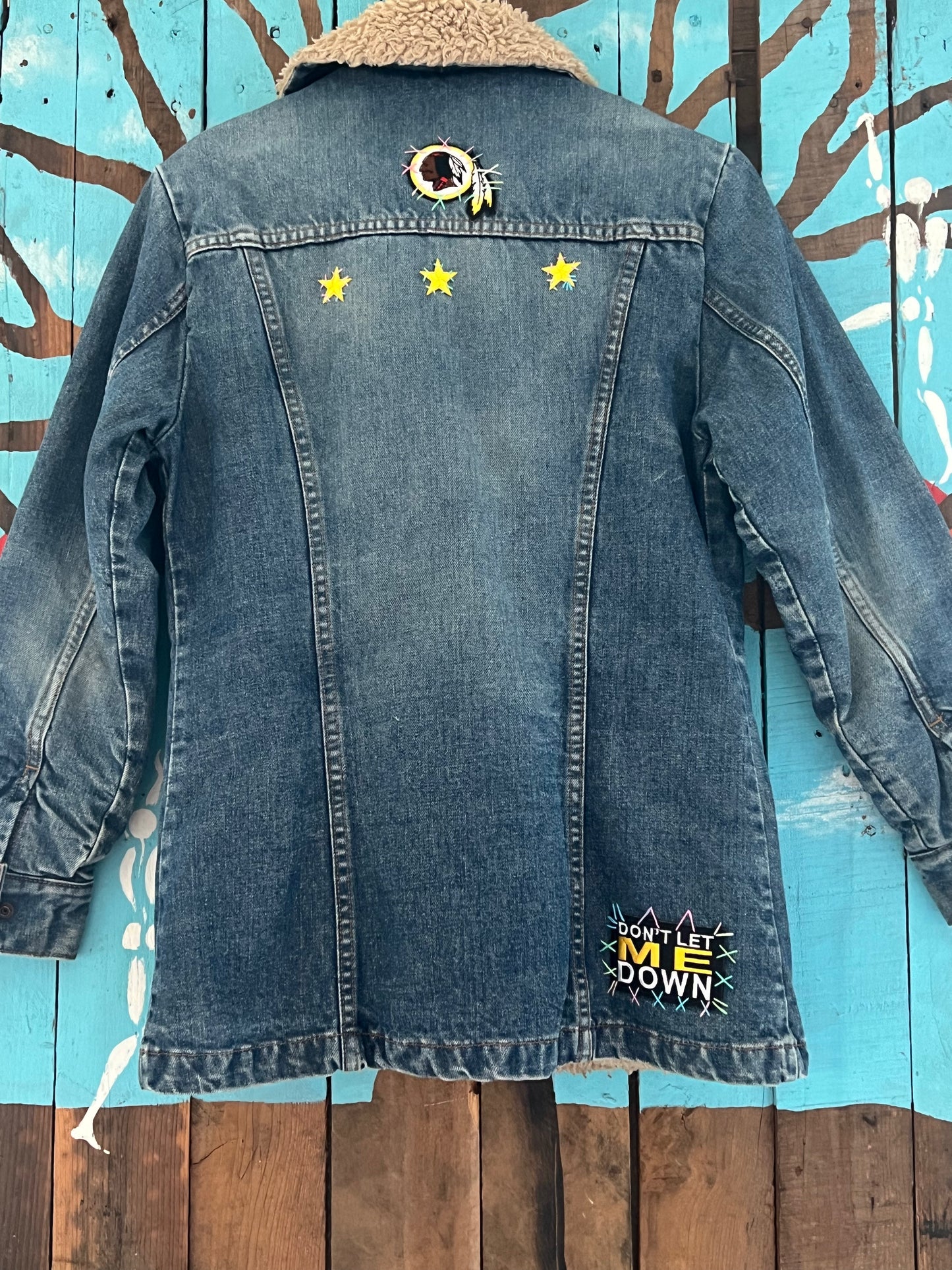 VESTE DENIM FOURRÉE WOODSTOCK
