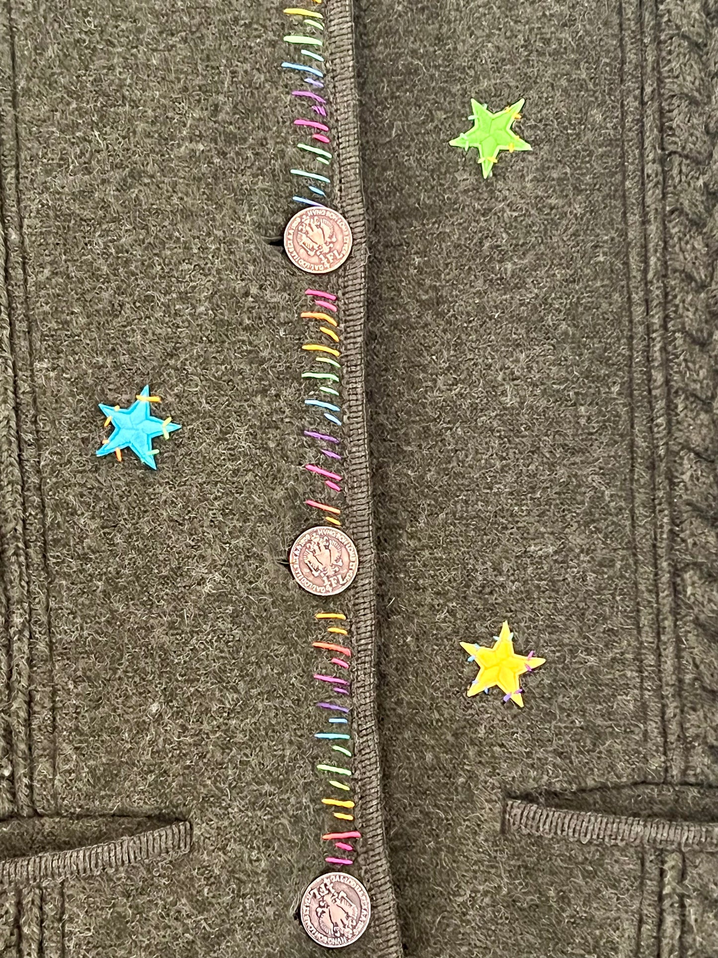 Veste Autrichienne vert kaki LOVE