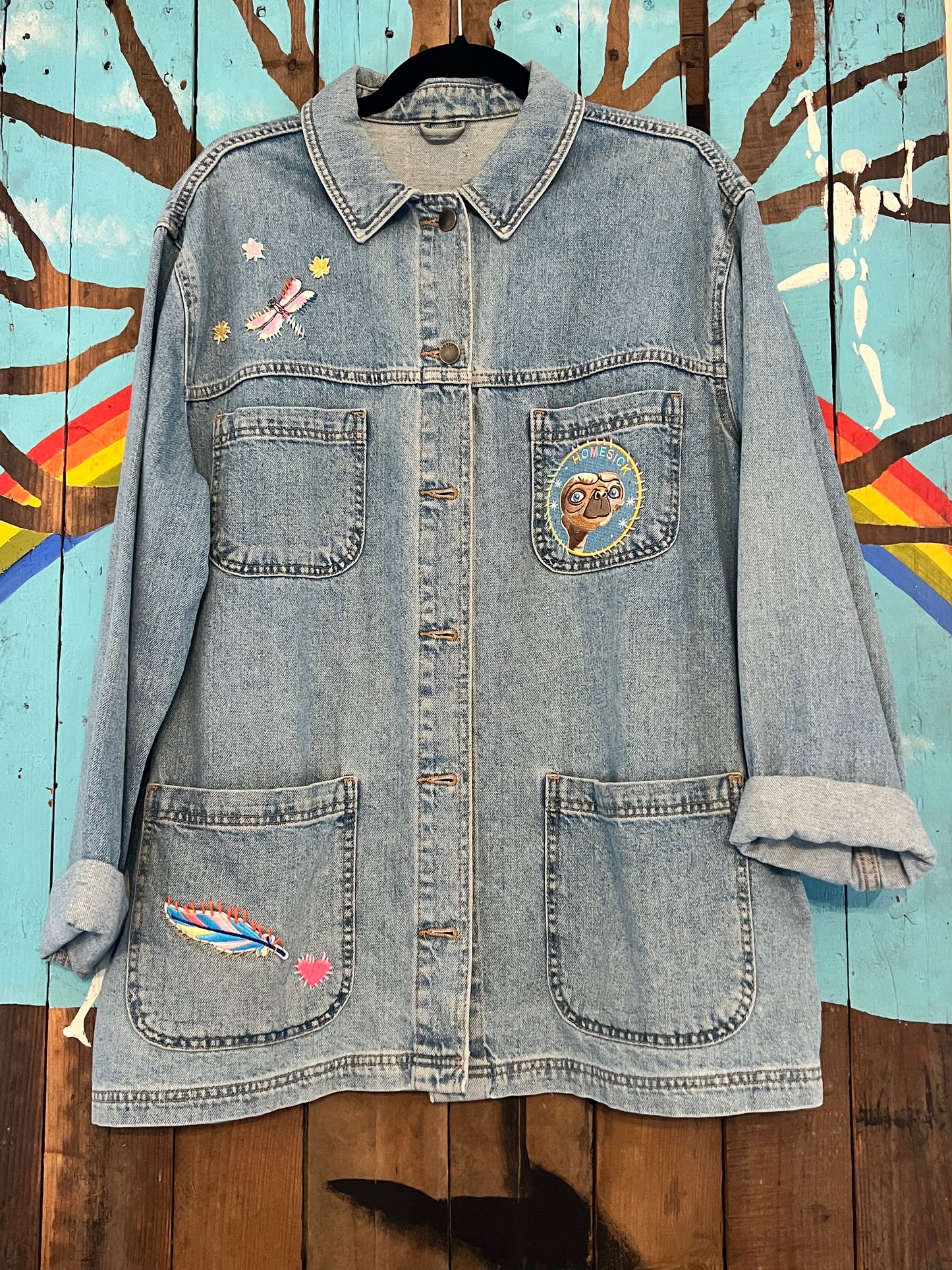 VESTE DENIM E.T PHONE HOME