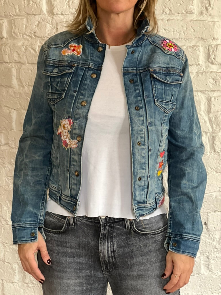 VESTE DENIM DONUT WORRY