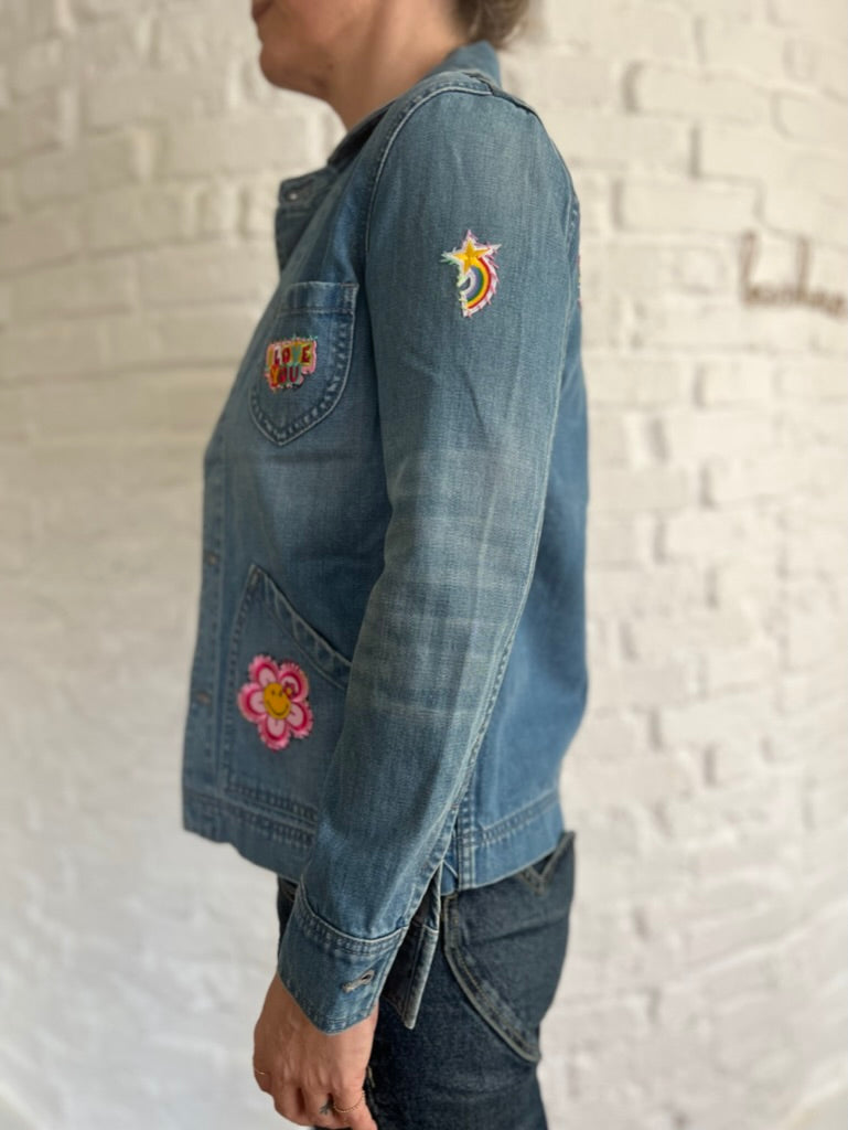VESTE DENIM POW LITTLE STAR