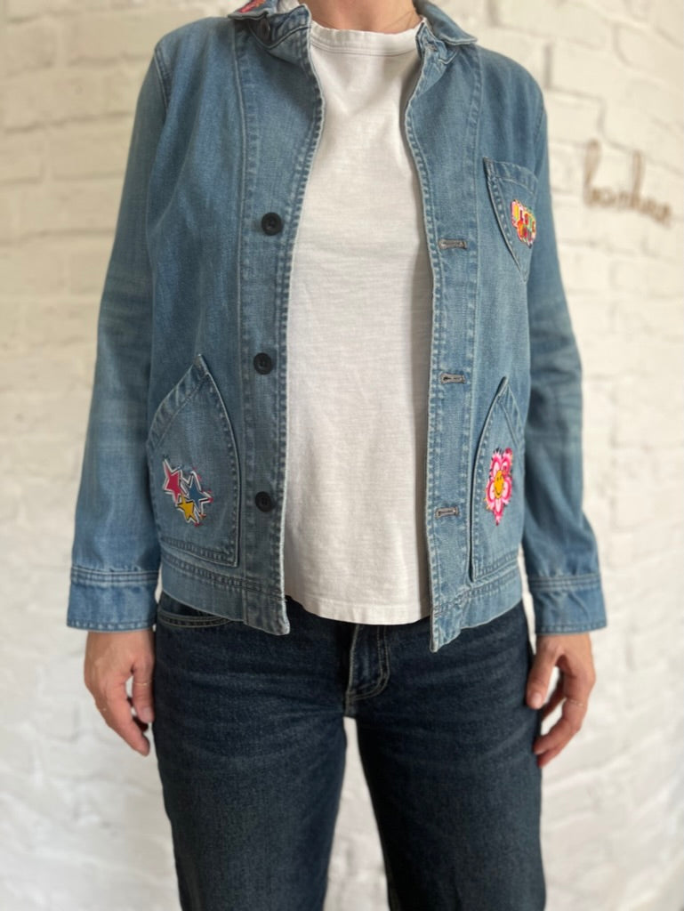 VESTE DENIM POW LITTLE STAR
