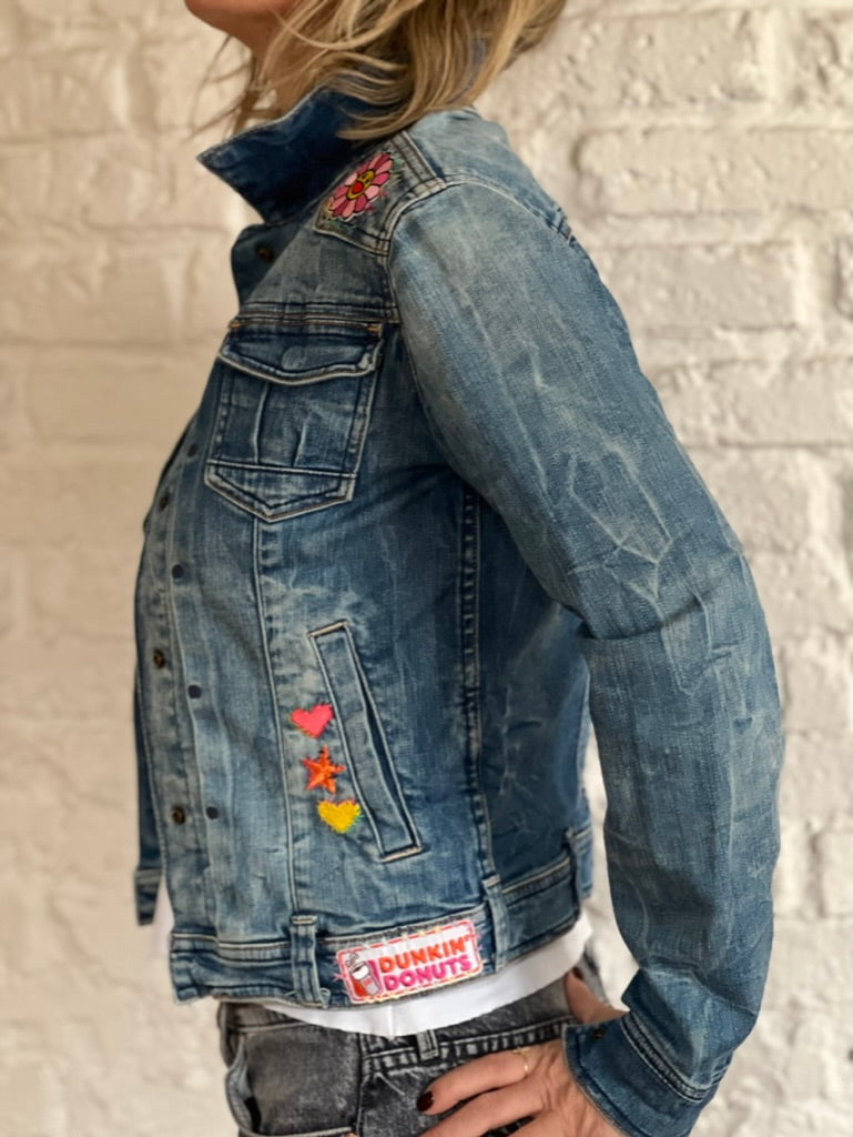 VESTE DENIM DONUT WORRY