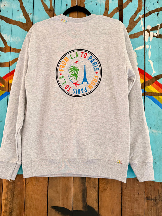 SWEAT-SHIRT FROM PARIS TO LA
