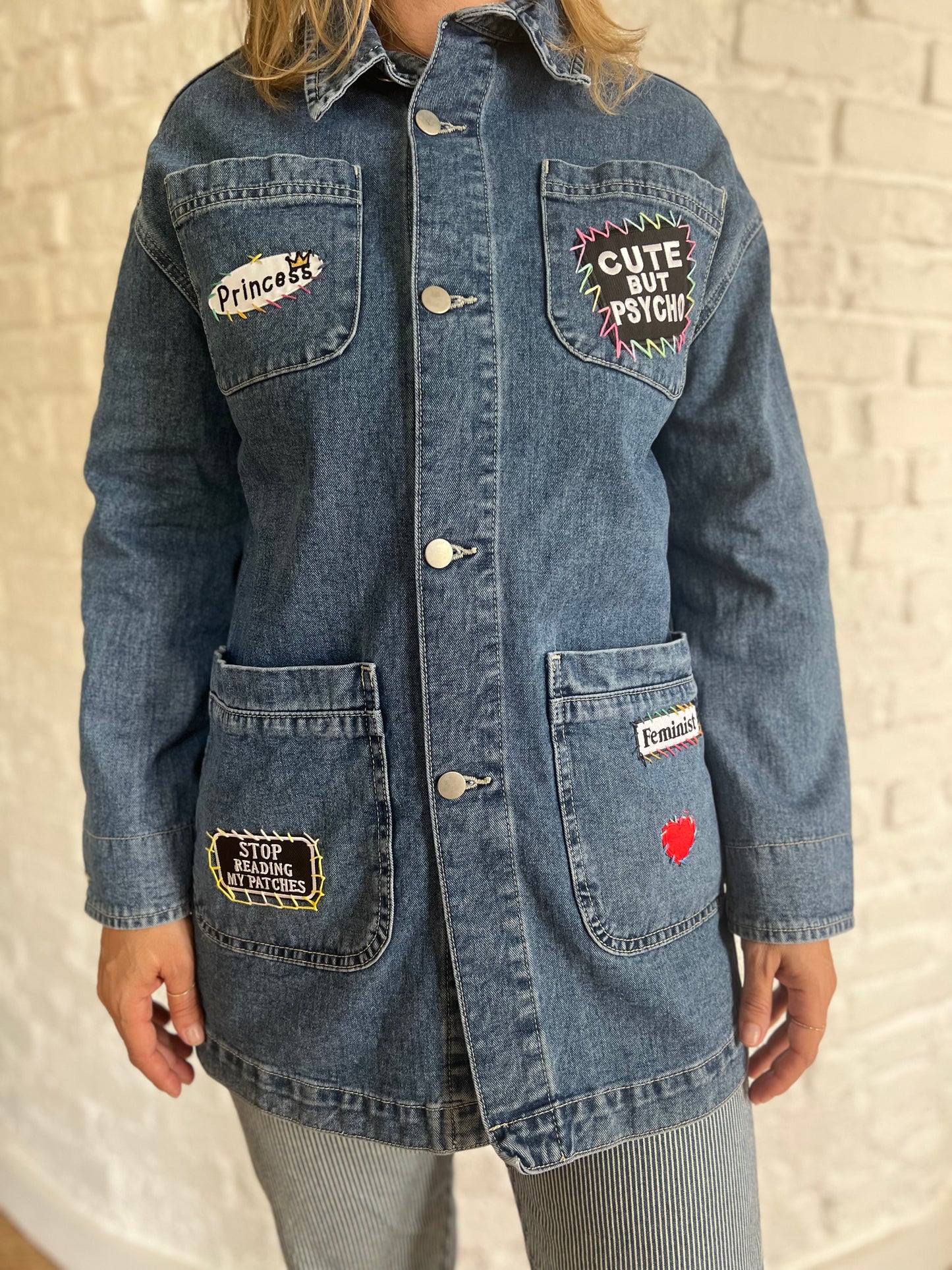 VESTE DENIM CUTE BUT PSYCHO