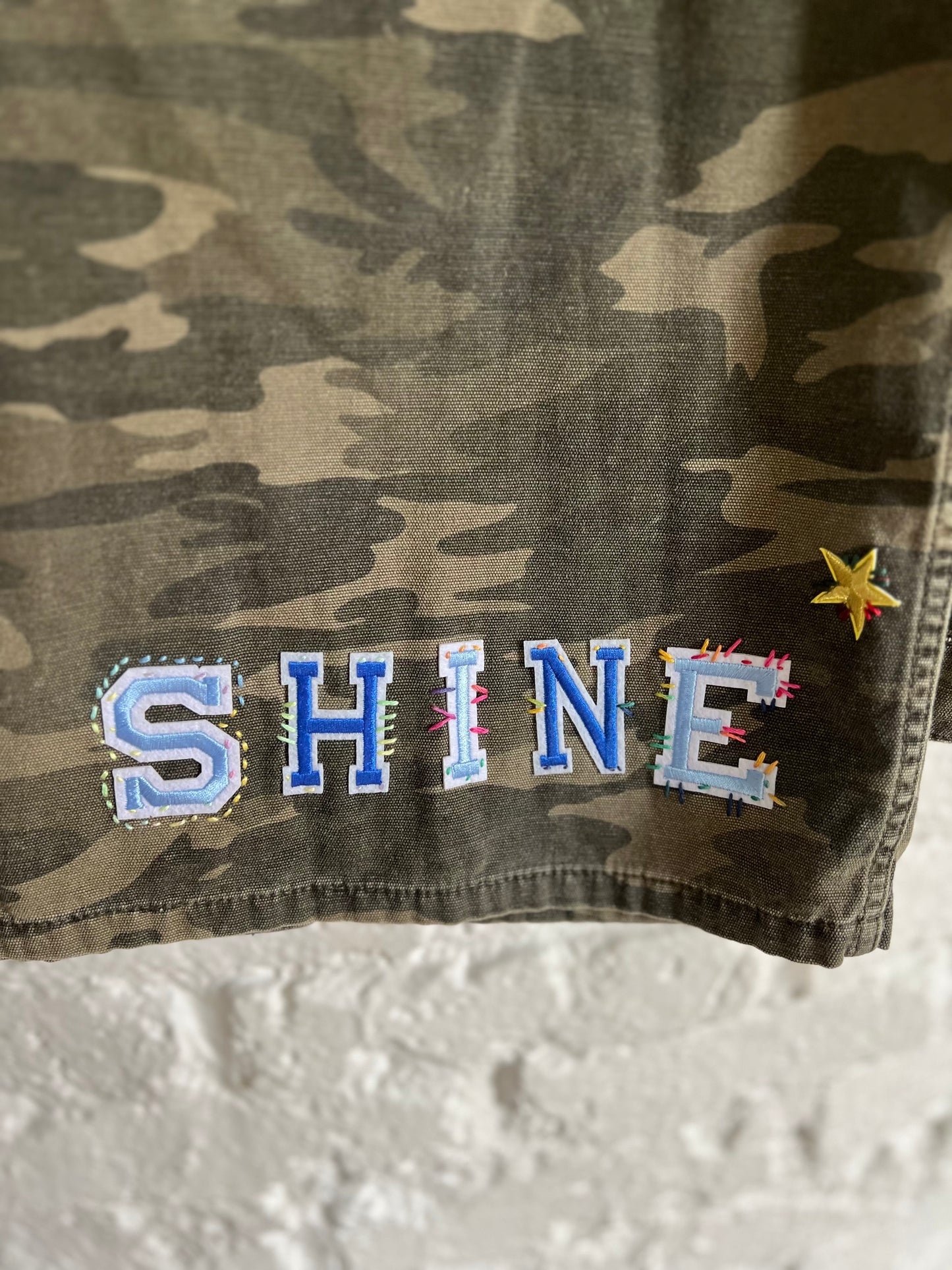 VESTE CAMO SHINE