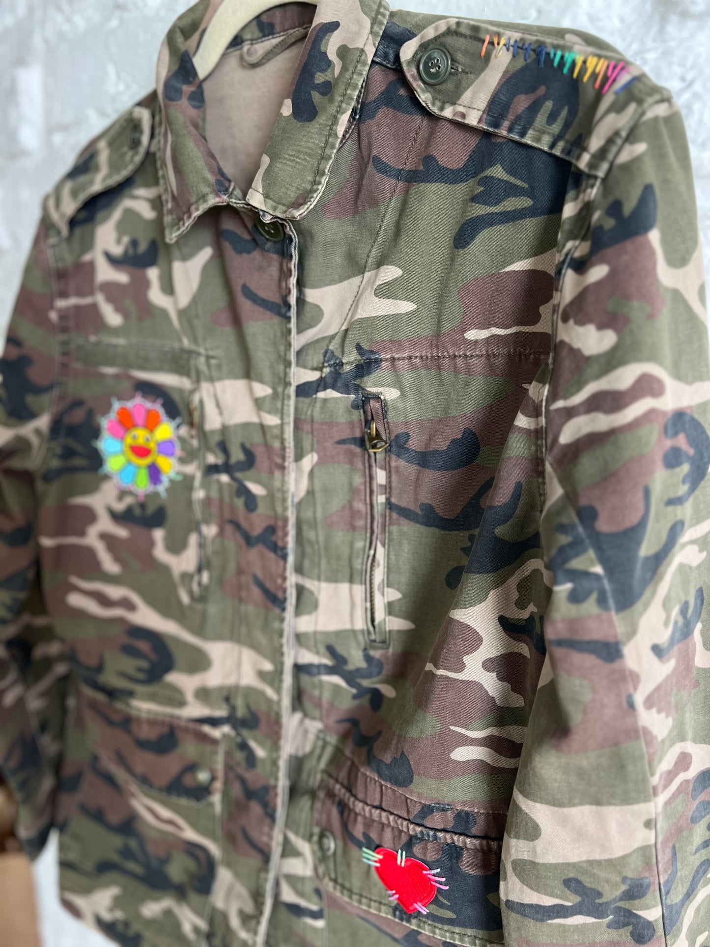 VESTE CAMO KISS ME