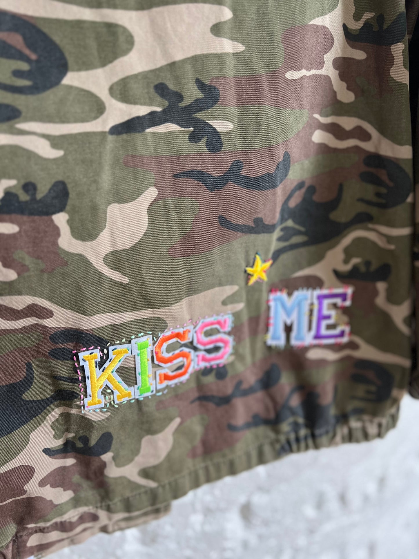 VESTE CAMO KISS ME