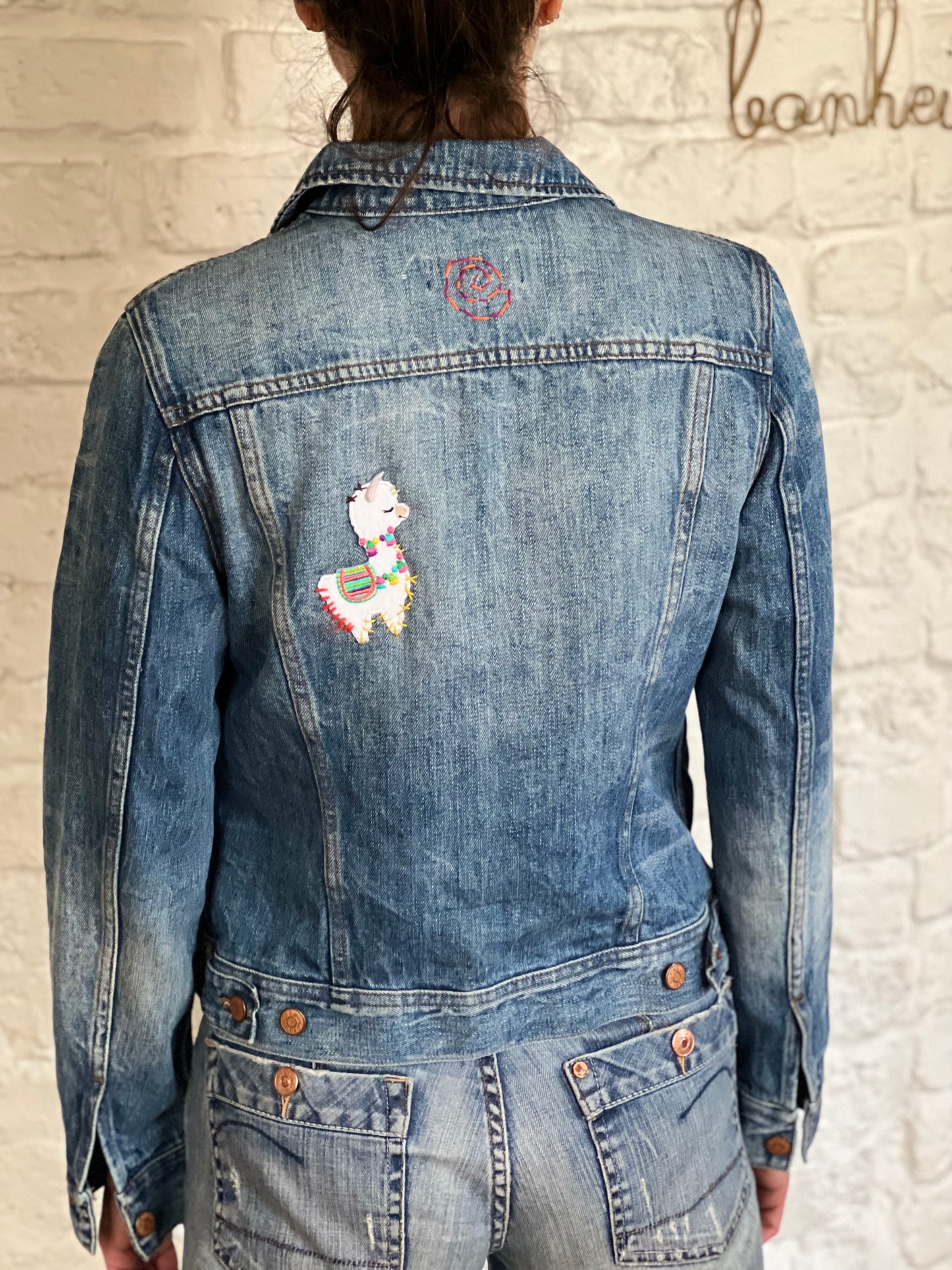 VESTE DENIM LAMA (SANS SERGE)