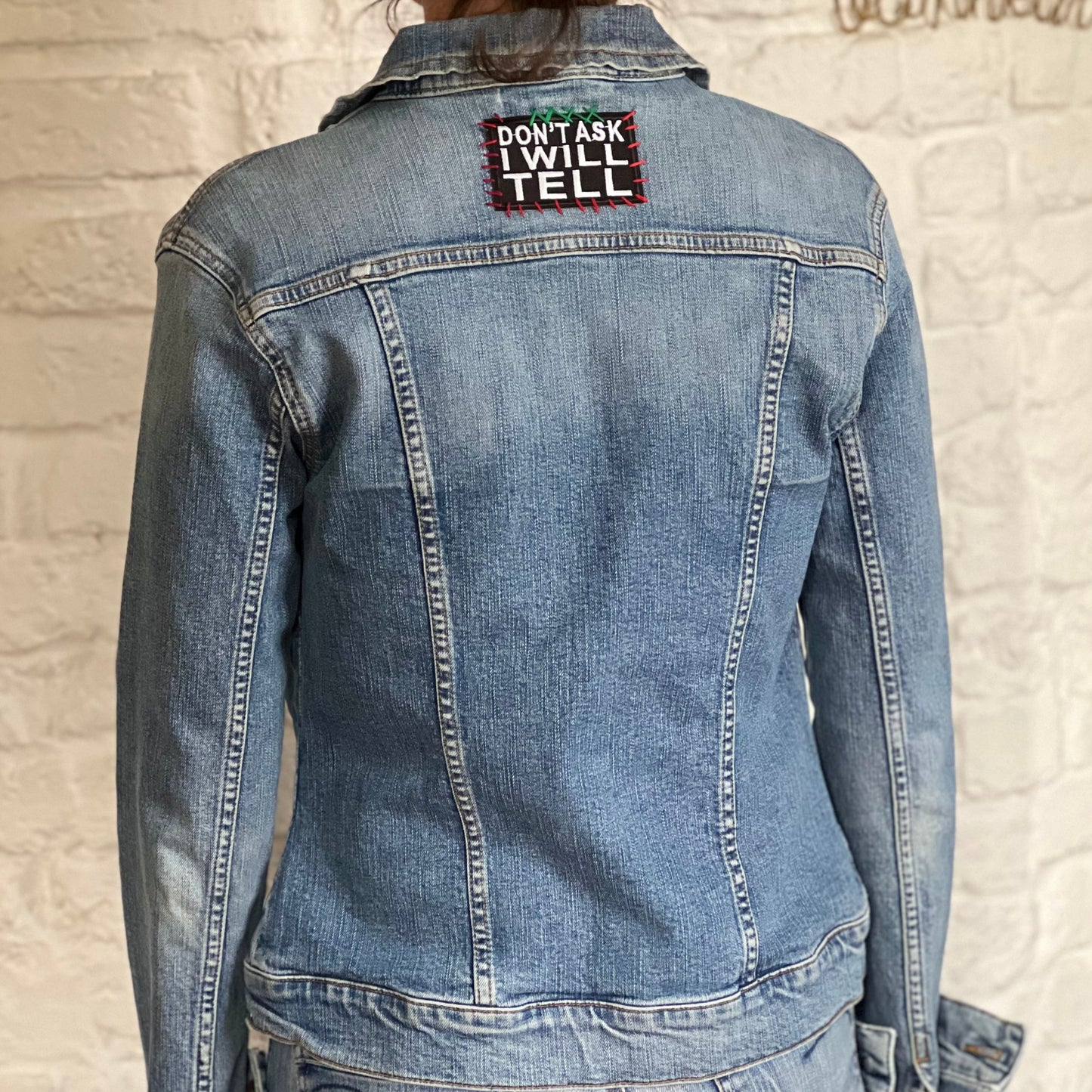 VESTE DENIM DON'T ASK I WILL TELL