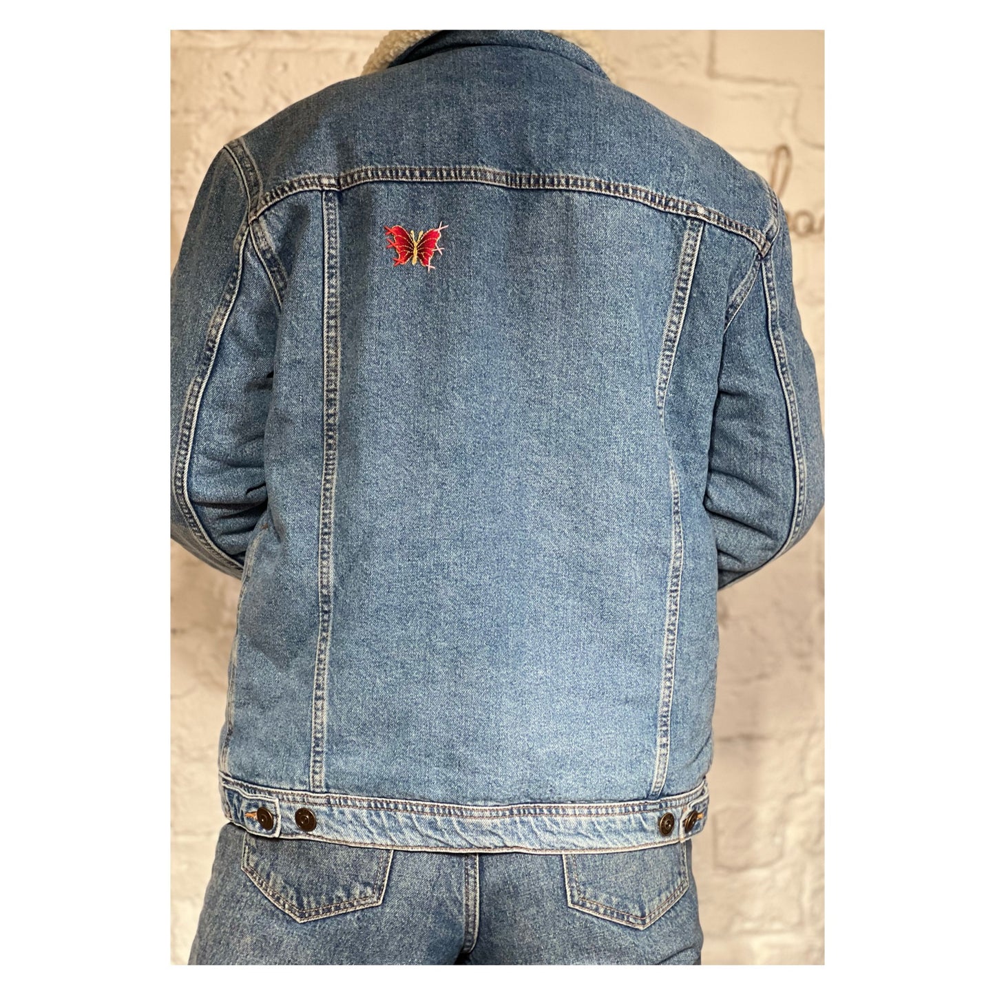 VESTE DENIM FOURRÉE AND ROCK'N'ROLL