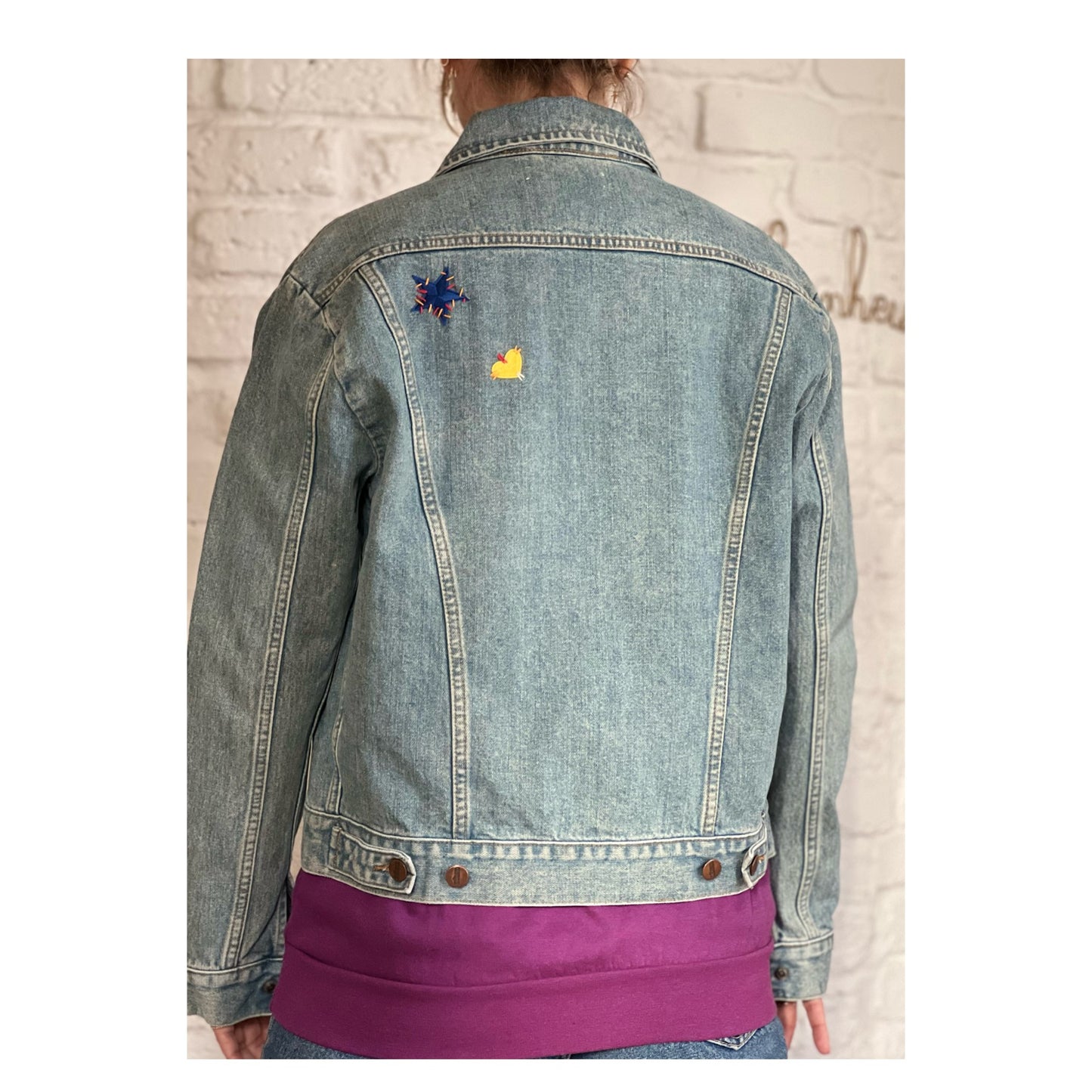 VESTE DENIM PEACE & FISH